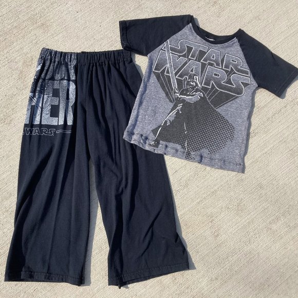 Star Wars Darth Vader toddler pajamas vintage t-shirt pajama set size 3t - Picture 1 of 9